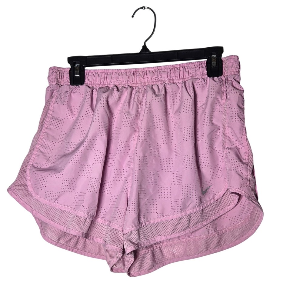 Nike Dri-Fit Pink Dry Tempo Running Shorts Size XL Outdoor Summer Active Gym